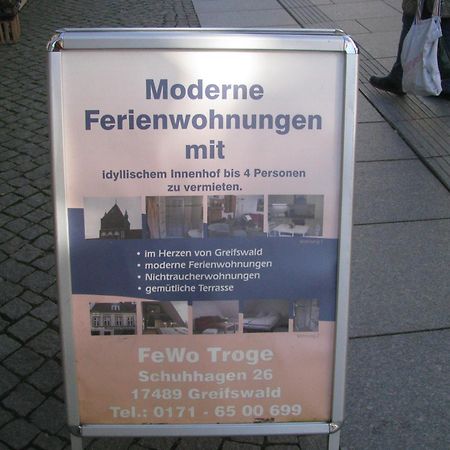 Ferienwohnung Troge Greifswald Exterior foto